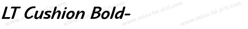 LT Cushion Bold字体转换